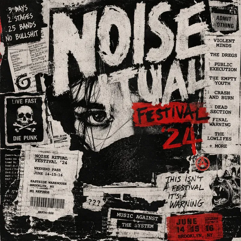 DIY Punk Grunge Poster Generator