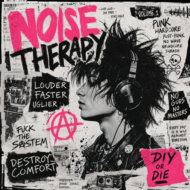 DIY Punk Grunge Poster Generator