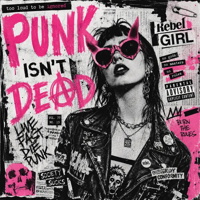 DIY Punk Grunge Poster Generator