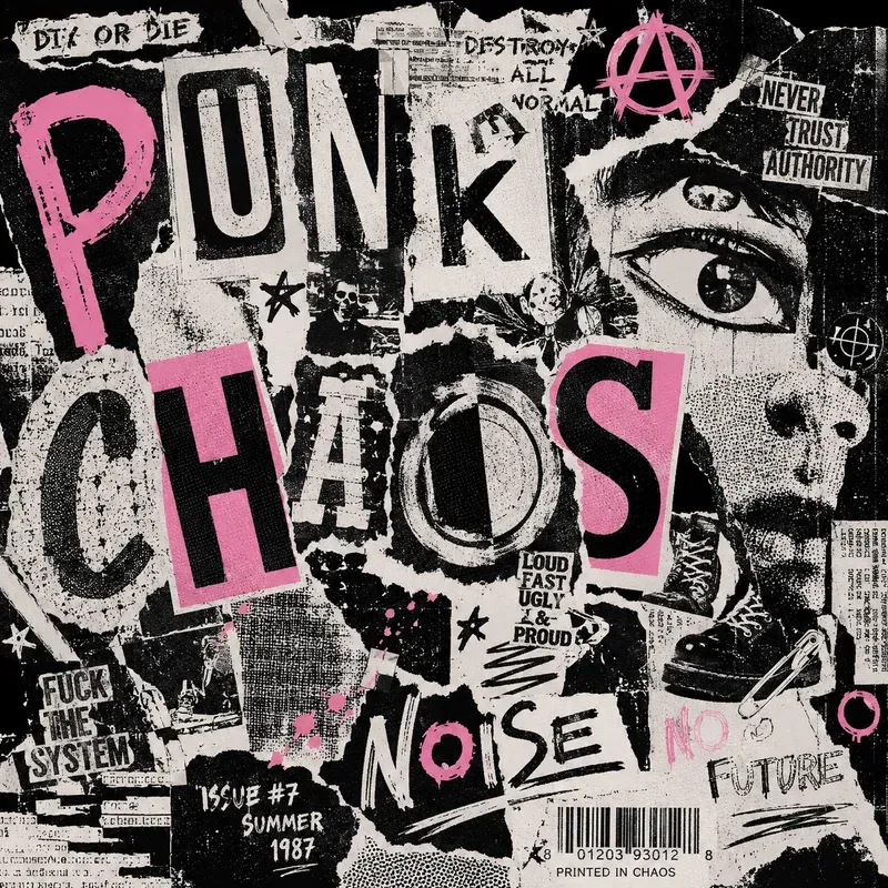 DIY Punk Grunge Poster Generator