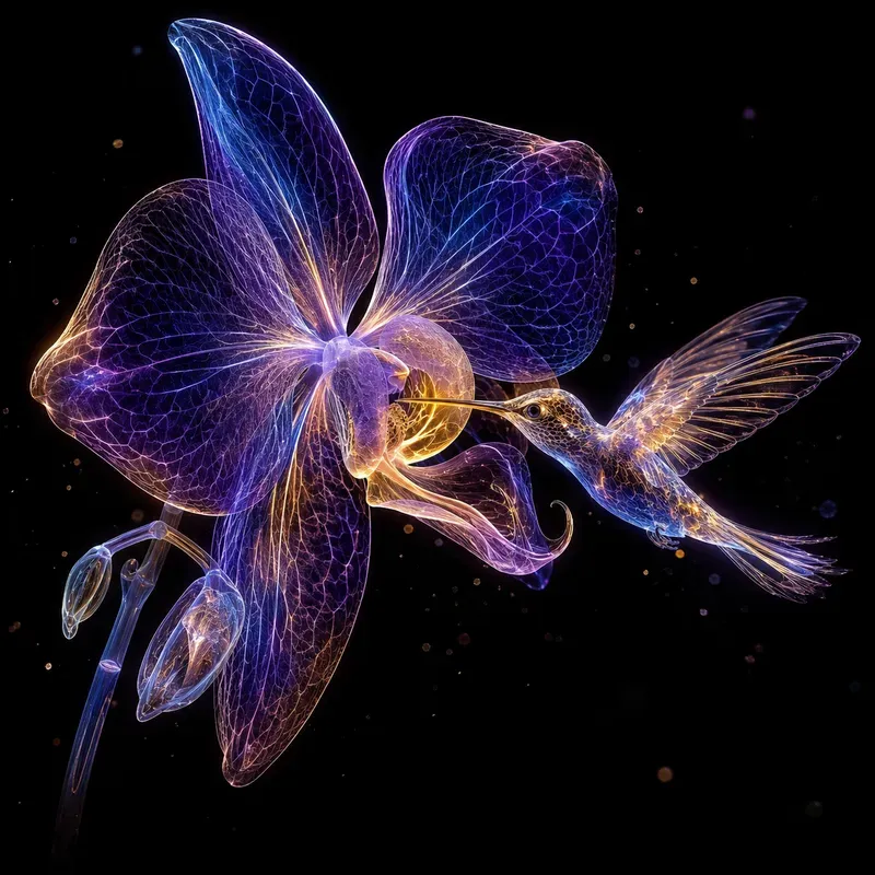 Xray Bioluminescent Blooms