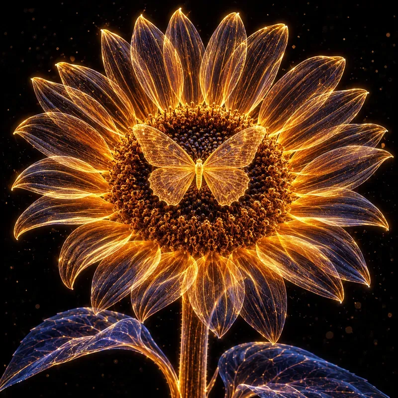 Xray Bioluminescent Blooms