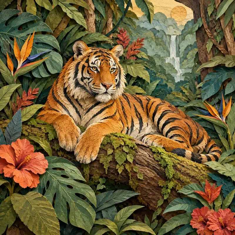 Tactile Paper Jungles