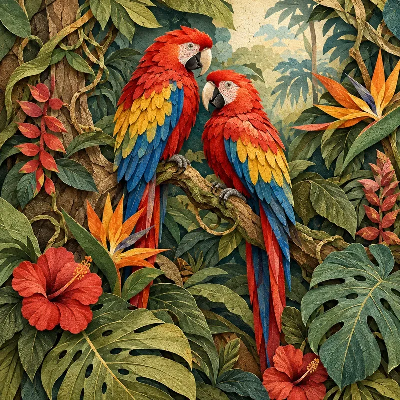Tactile Paper Jungles