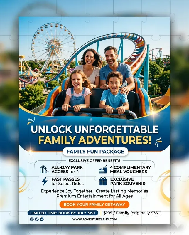 Business Photo Card Ad Generator