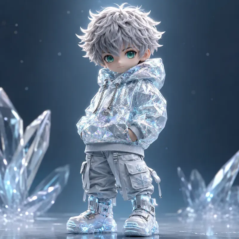 Cozy Chibi Hoodie Character Portraits