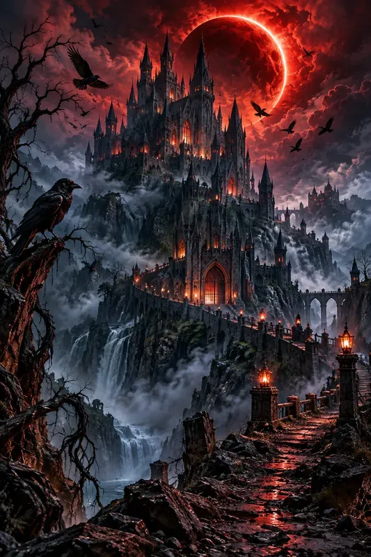 Dark Fantasy Halloween Art