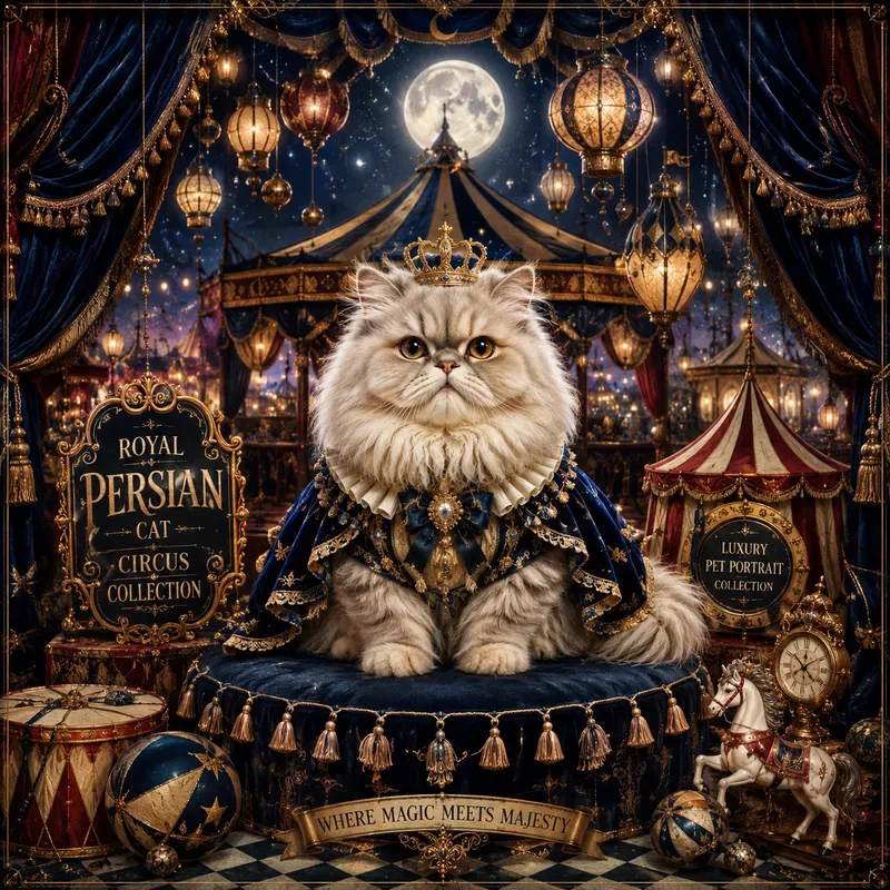 Luxury Circus Pet Portraits