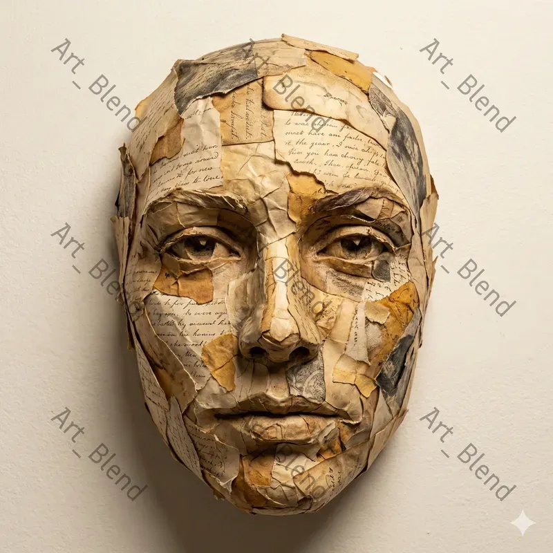 Crumpled Paper Art Images