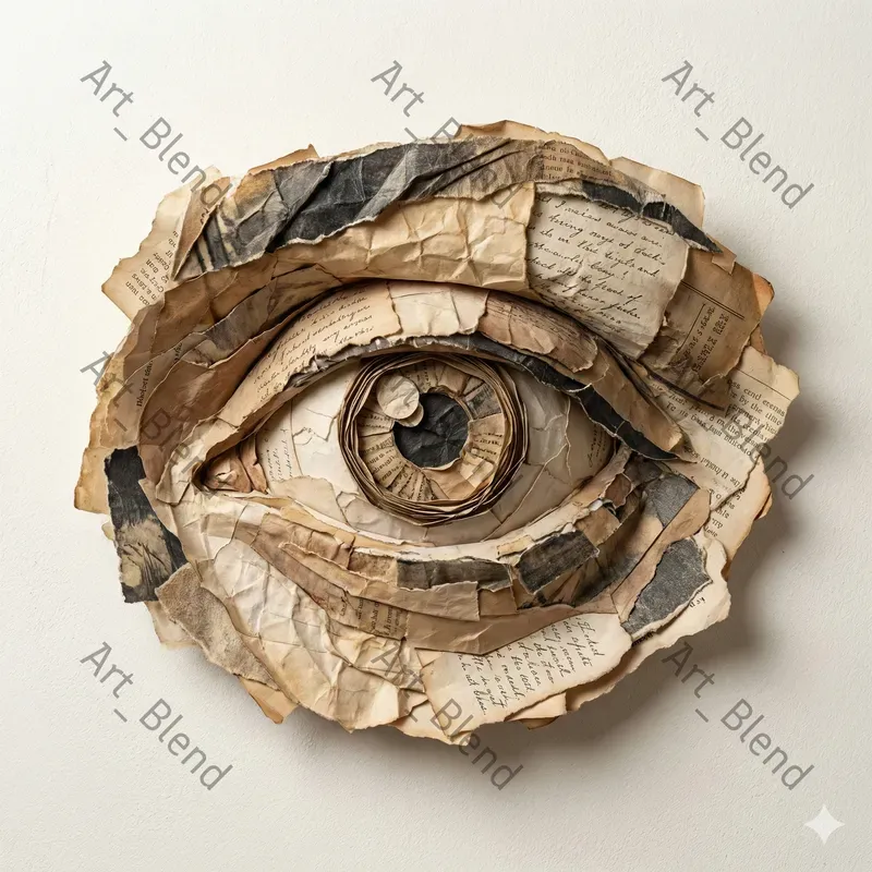 Crumpled Paper Art Images