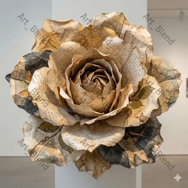 Crumpled Paper Art Images