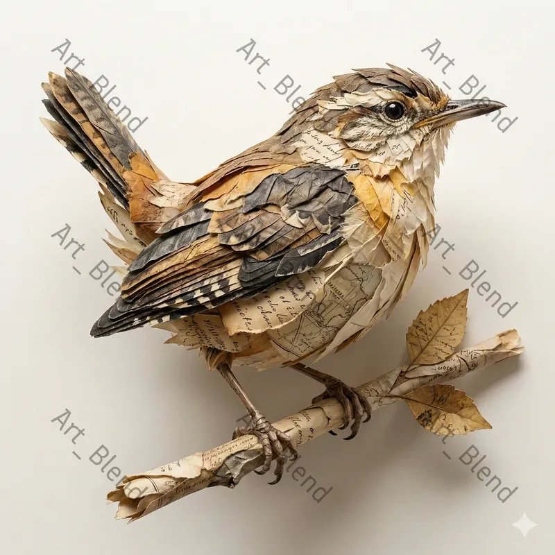 Crumpled Paper Art Images