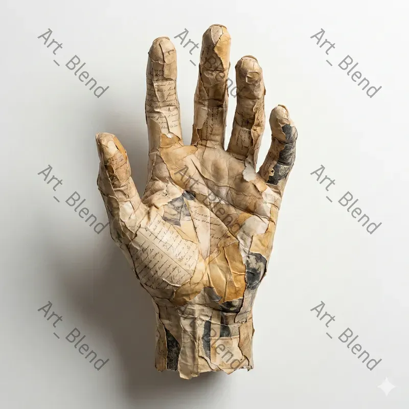 Crumpled Paper Art Images