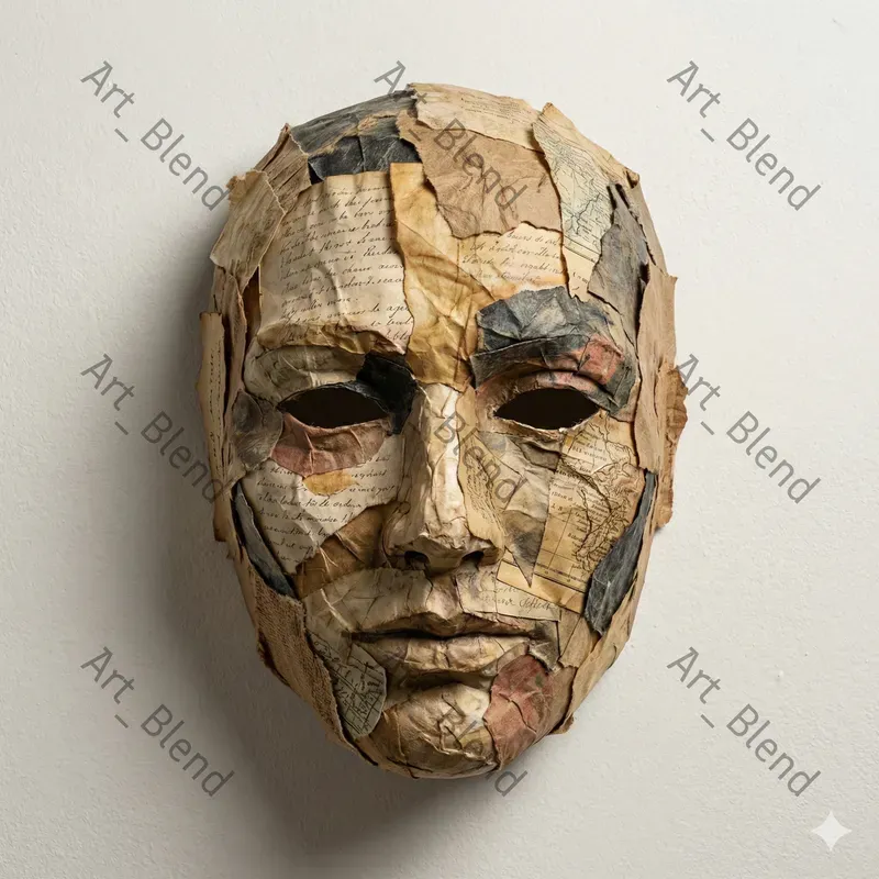 Crumpled Paper Art Images