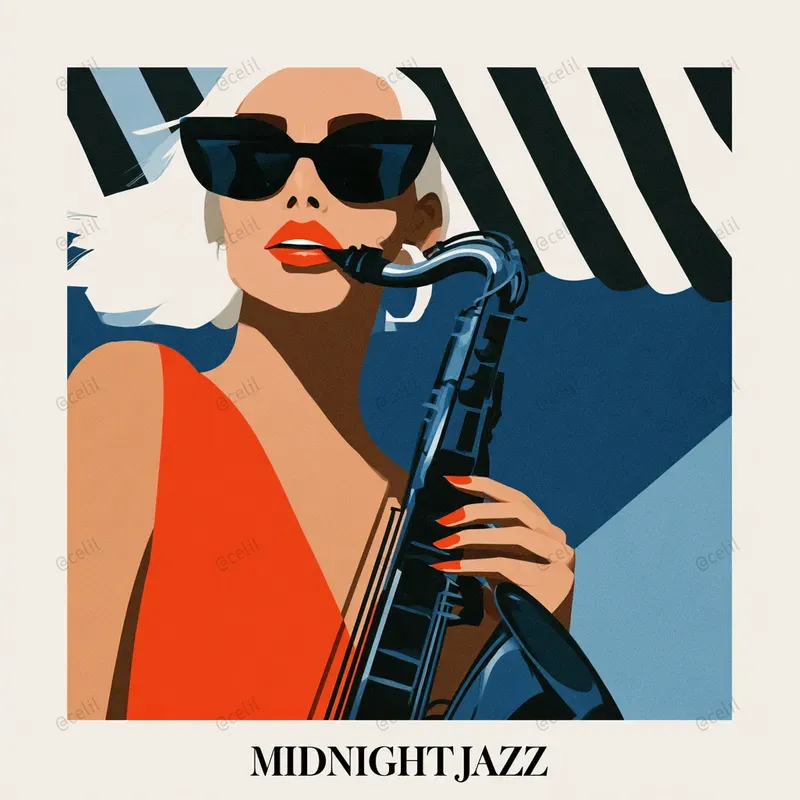 Retro Vector Album Art