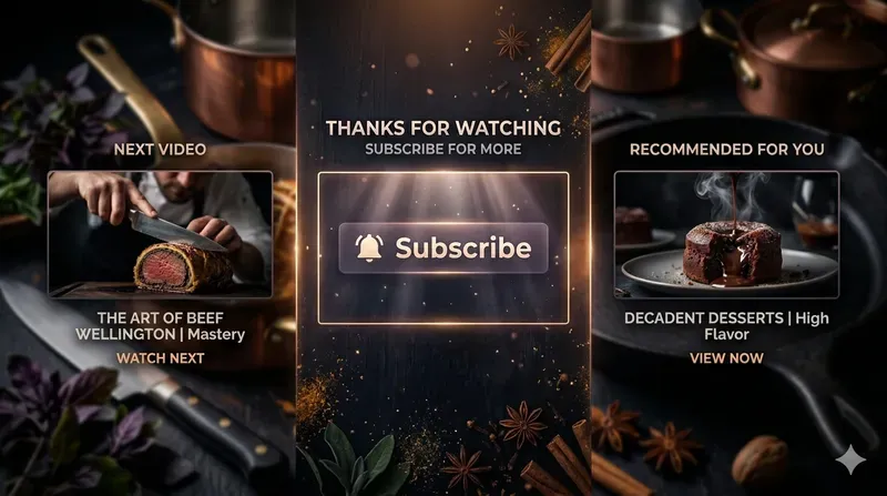 Cinematic End Screen Outro Panels