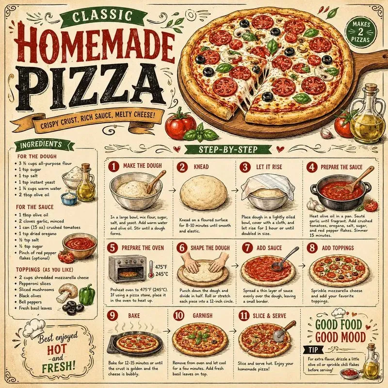 Vintage Recipe Infographics