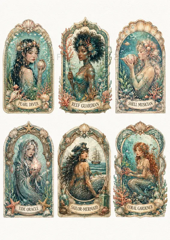 Ornamental Framed Portrait Ephemera