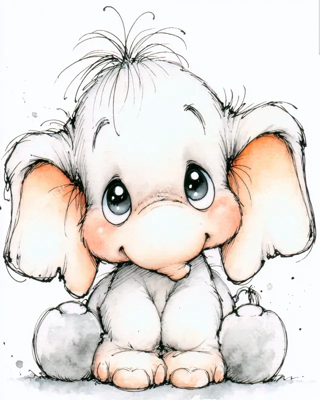 Cute Storybook Animal Sketches