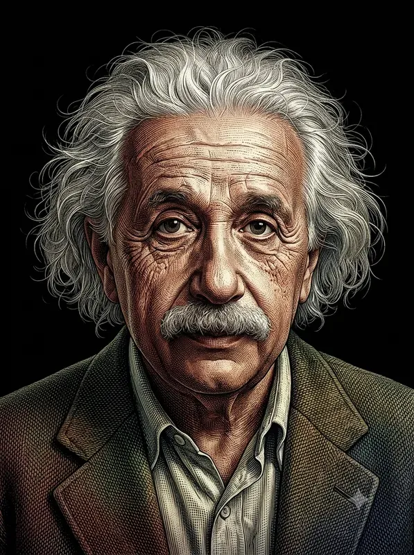 Hyperreal Digital Engraving Portraits