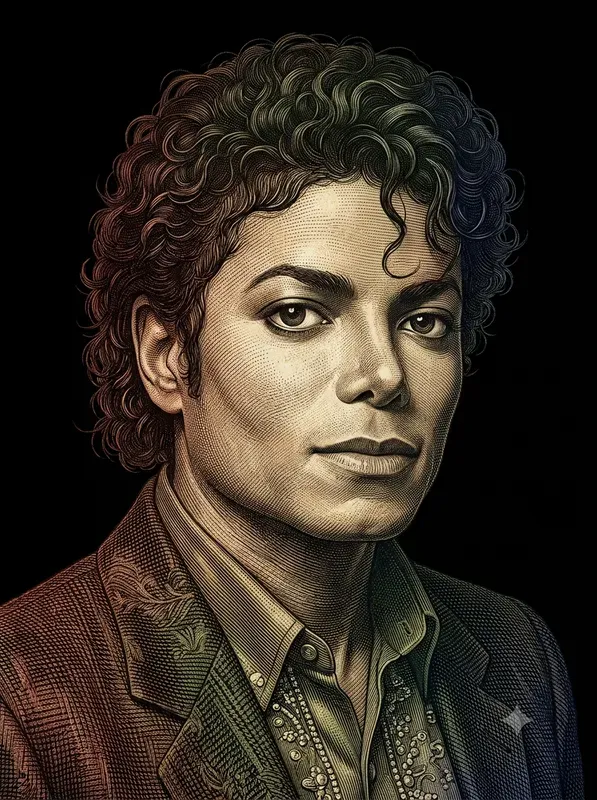 Hyperreal Digital Engraving Portraits