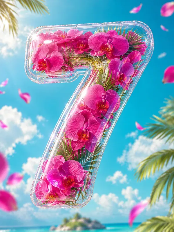 3D Inflatable Floral Typographies