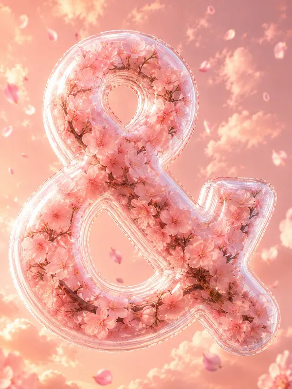 3D Inflatable Floral Typographies