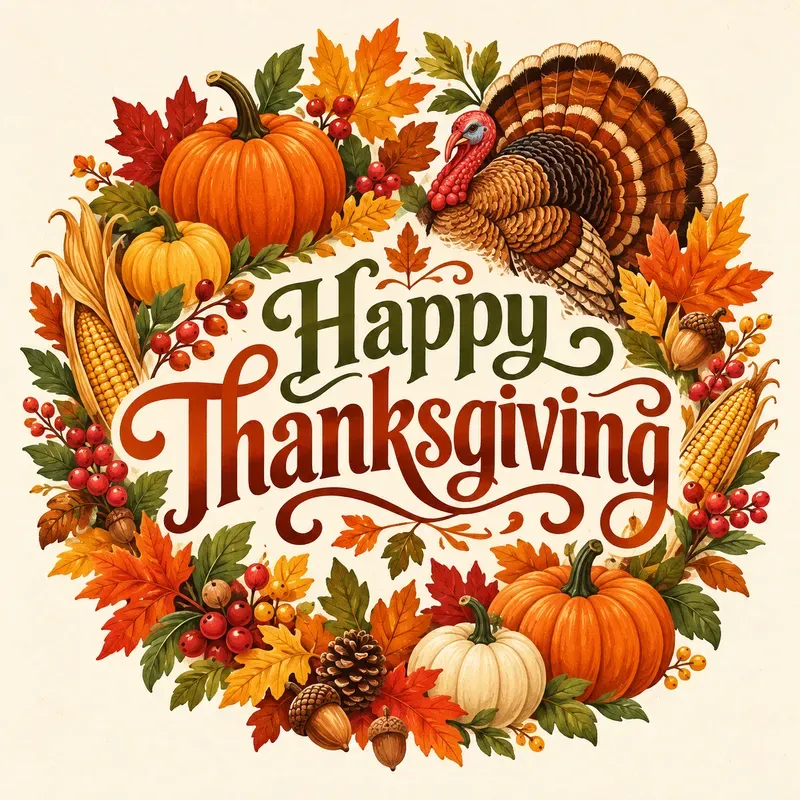 Thanksgiving Graphic Generator