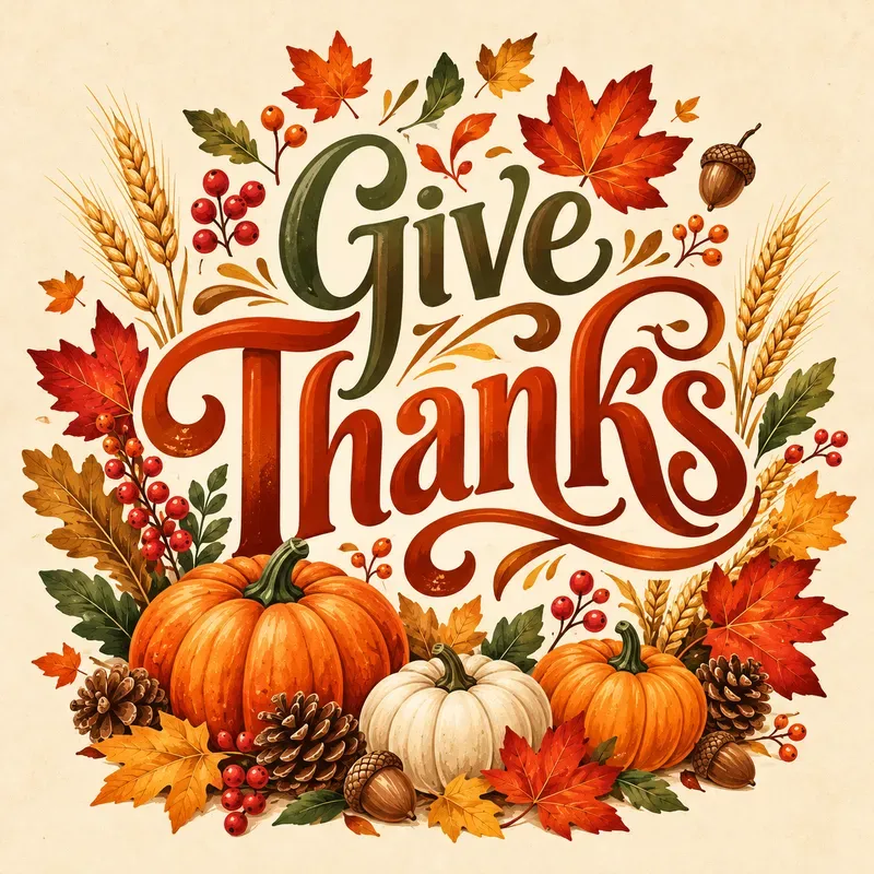 Thanksgiving Graphic Generator