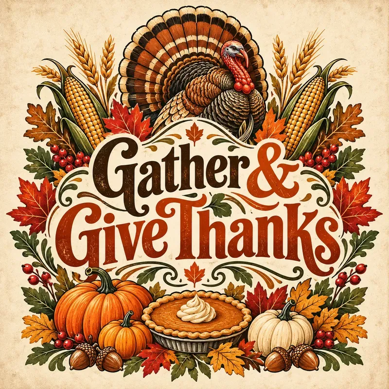Thanksgiving Graphic Generator
