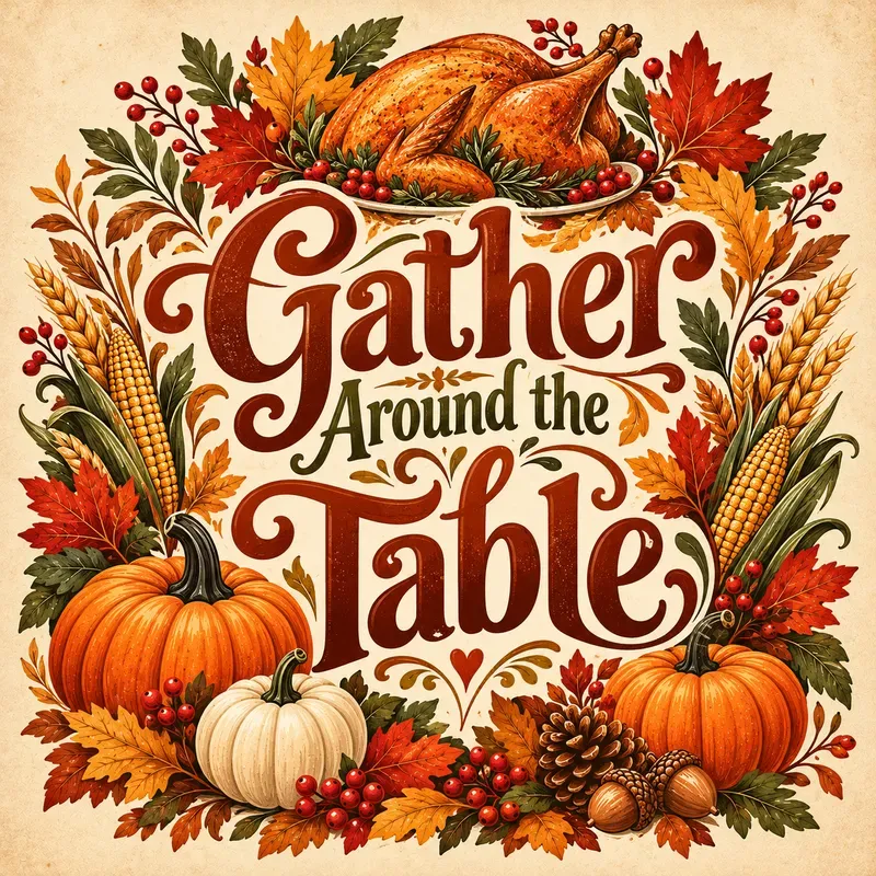 Thanksgiving Graphic Generator