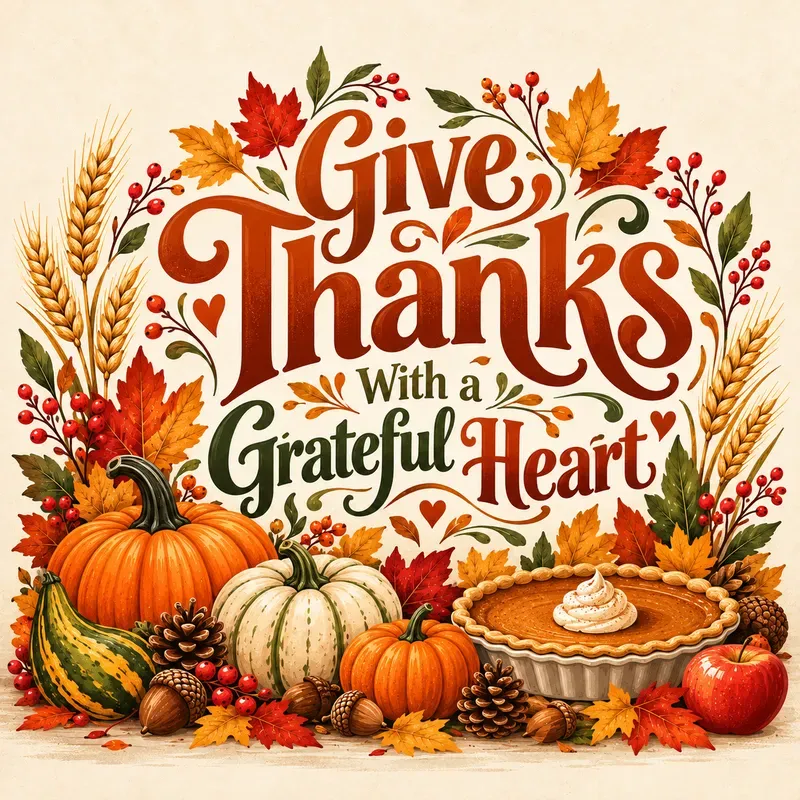 Thanksgiving Graphic Generator