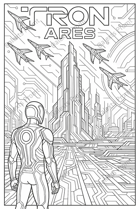 Tron Ares Highdetail Colorings