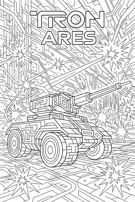 Tron Ares Highdetail Colorings