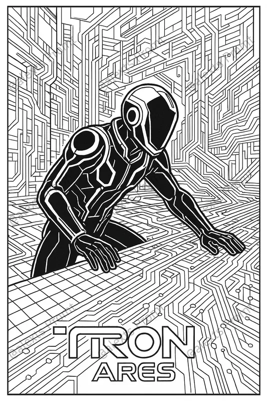 Tron Ares Highdetail Colorings