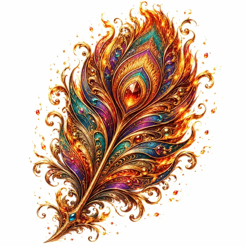 Mystic Feather Art Generator