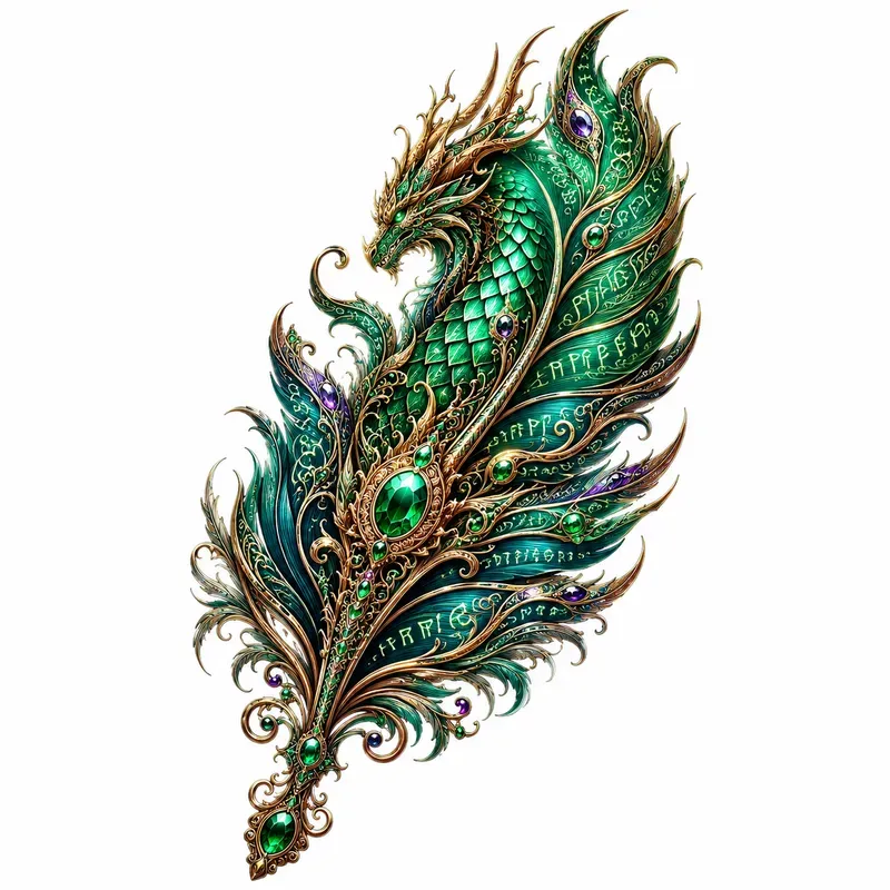 Mystic Feather Art Generator