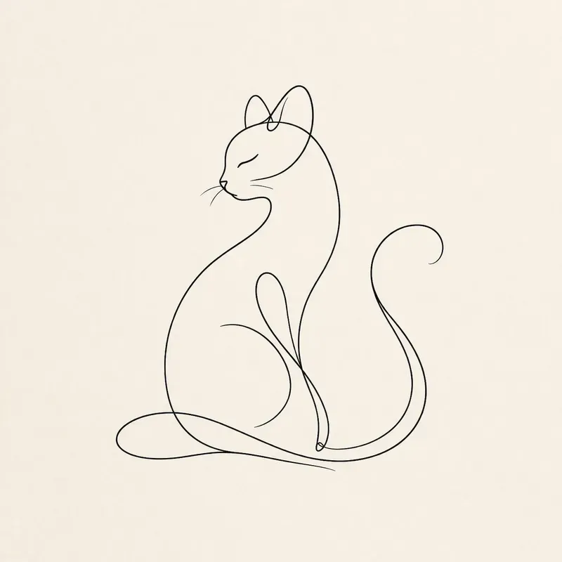 Minimal One Line Animal Art Collections
