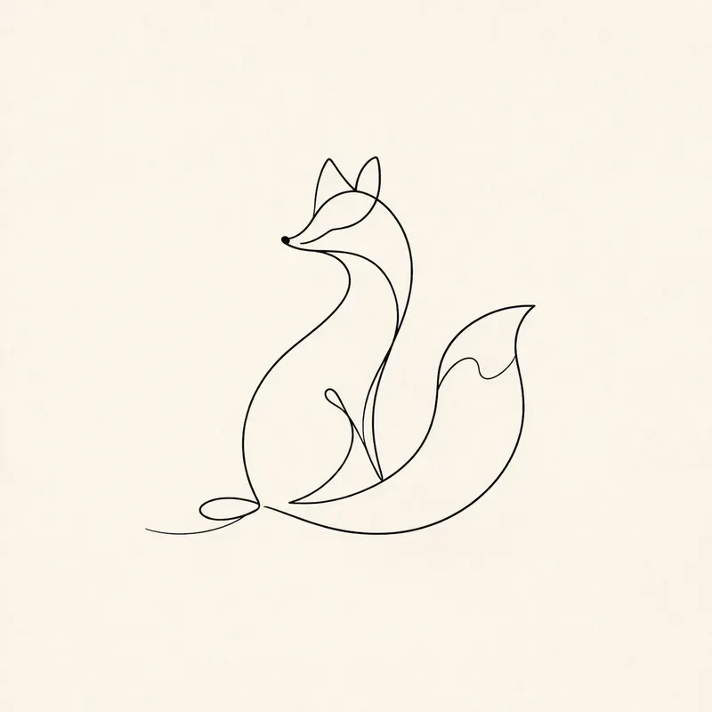 Minimal One Line Animal Art Collections