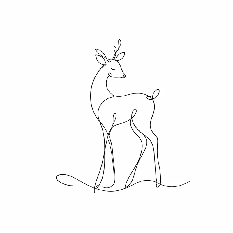 Minimal One Line Animal Art Collections