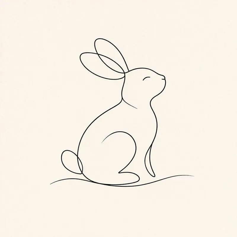 Minimal One Line Animal Art Collections