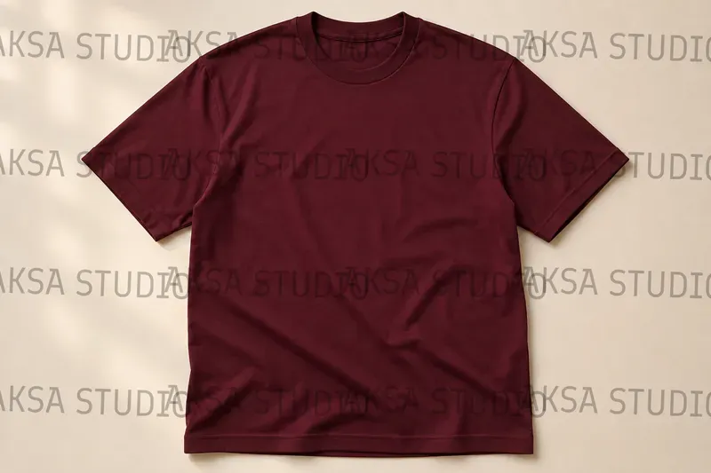 Flat Lay Blank Tshirt Studios