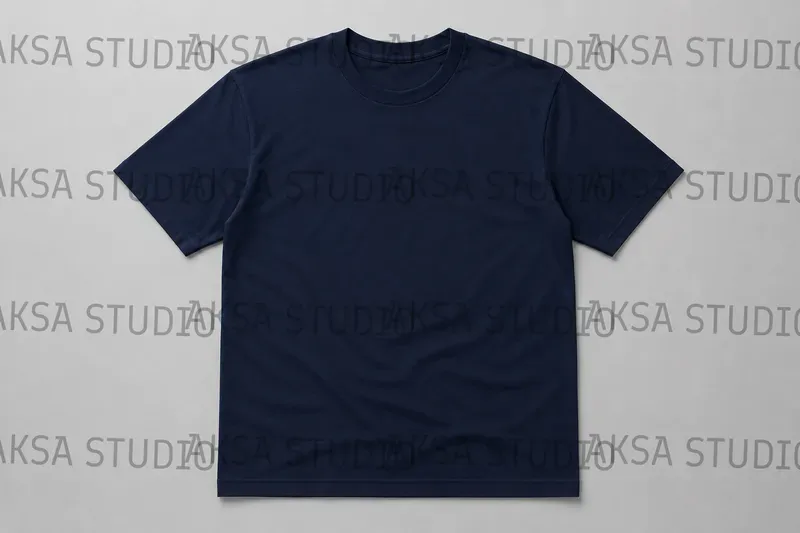 Flat Lay Blank Tshirt Studios