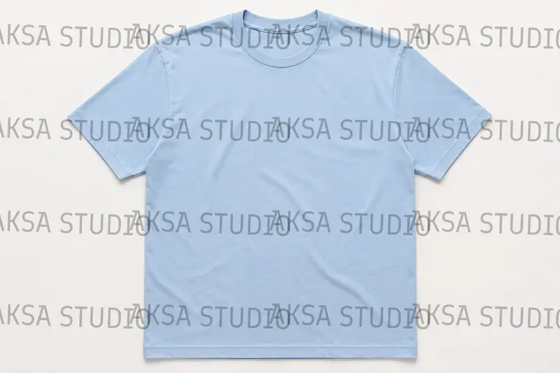 Flat Lay Blank Tshirt Studios