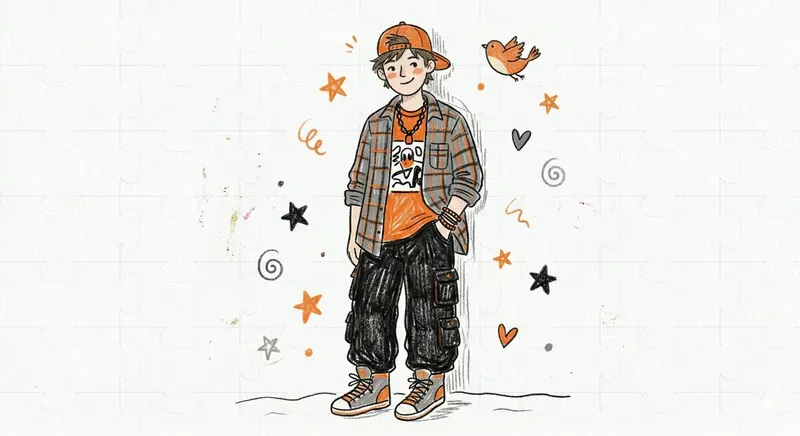 Handdrawn Style Art