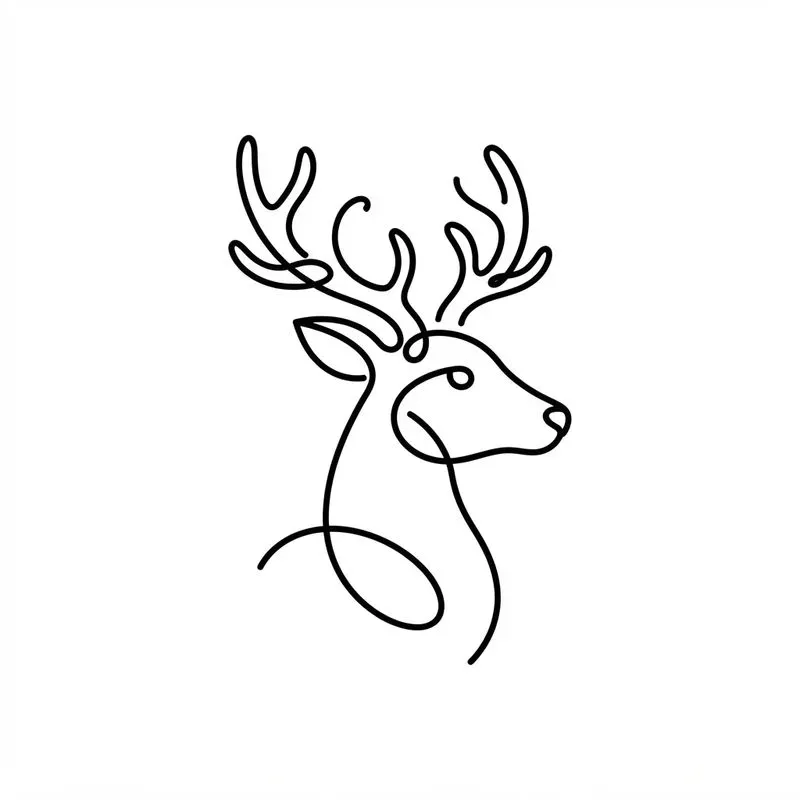 Animal Line Art Drawing Icons