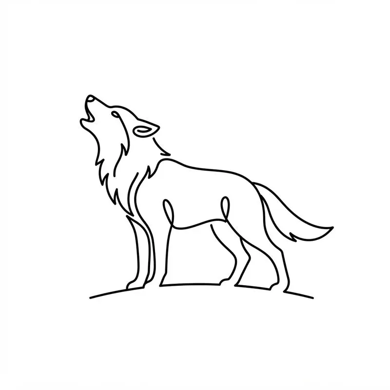 Animal Line Art Drawing Icons