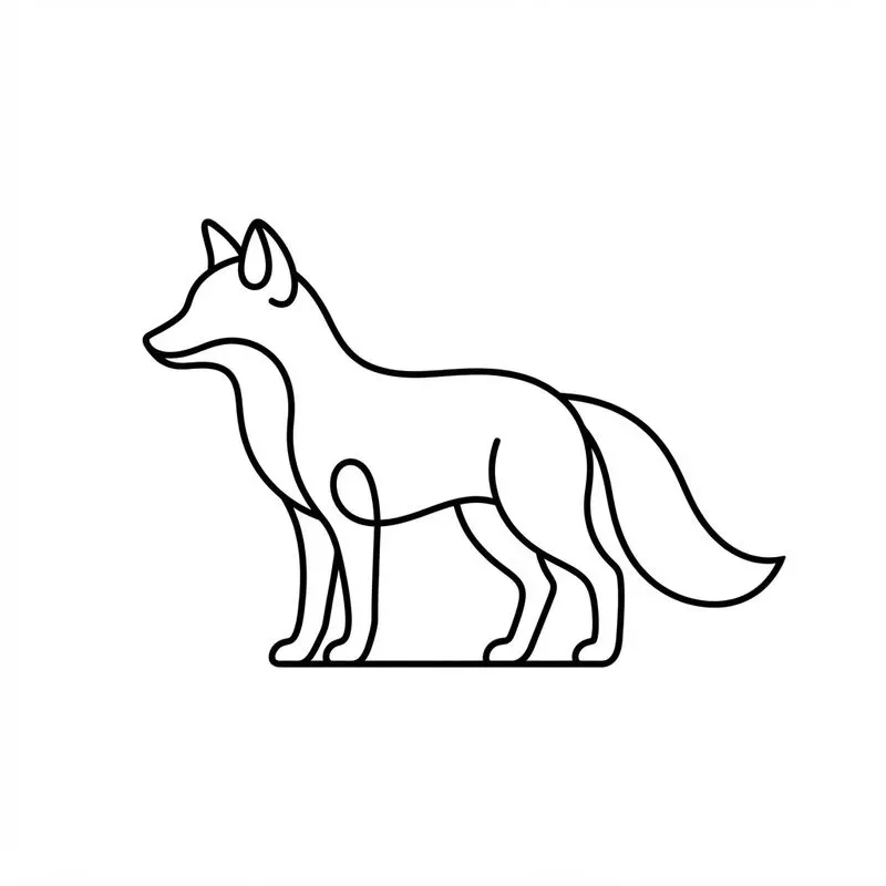 Animal Line Art Drawing Icons