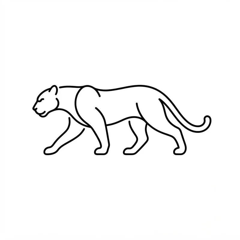 Animal Line Art Drawing Icons