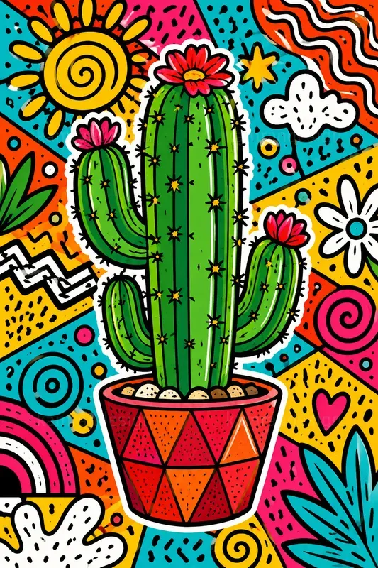 Bold Pop Art Doodle Designs